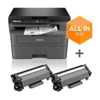 brother DCP-L2627DWXL 3 in 1 Laser-Multifunktionsdrucker schwarz