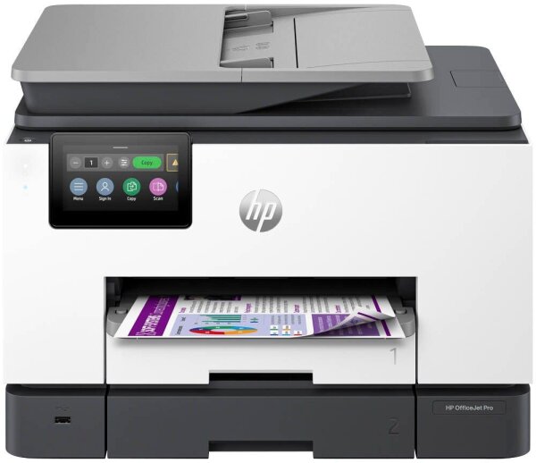 HP OfficeJet Pro 9130b All-in-One 4 in 1 Tintenstrahl-Multifunktionsdrucker grau