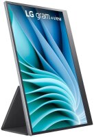 LG gram +view Portable 16MR70.ASDWU Monitor 42,0 cm (16,0 Zoll) silber