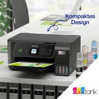EPSON EcoTank ET-2870 3 in 1 Tintenstrahl-Multifunktionsdrucker schwarz