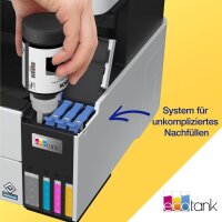 EPSON EcoTank ET-5170 4 in 1 Tintenstrahl-Multifunktionsdrucker grau