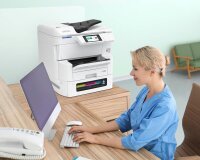 EPSON WorkForce Pro EM-C8100RDWF BAM 4 in 1 Tintenstrahl-Multifunktionsdrucker grau