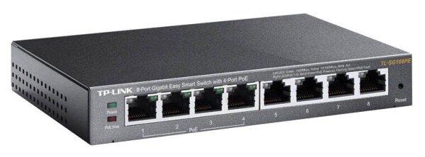 tp-link Easy Smart TL-SG108PE Switch 8-fach