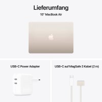 Apple MacBook Air 2025 38,9 cm (15,3 Zoll), 16 GB RAM,...