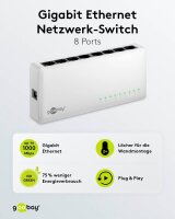 goobay Switch 8-fach