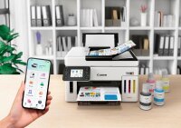 AKTION: Canon MAXIFY GX6150 3 in 1 Tintenstrahl-Multifunktionsdrucker weiß mit 100 Euro CashBack