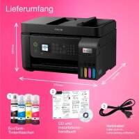 EPSON EcoTank ET-4800 4 in 1 Tintenstrahl-Multifunktionsdrucker schwarz
