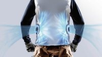 makita unisex Akku-Kühlweste DFV210ZM hellgrau...