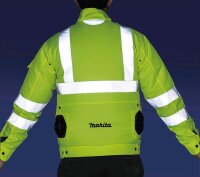 makita unisex Akku-Kühljacke DFJ214Z3XL neongelb Größe 3XL