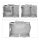 relaxdays Wickeltasche grau