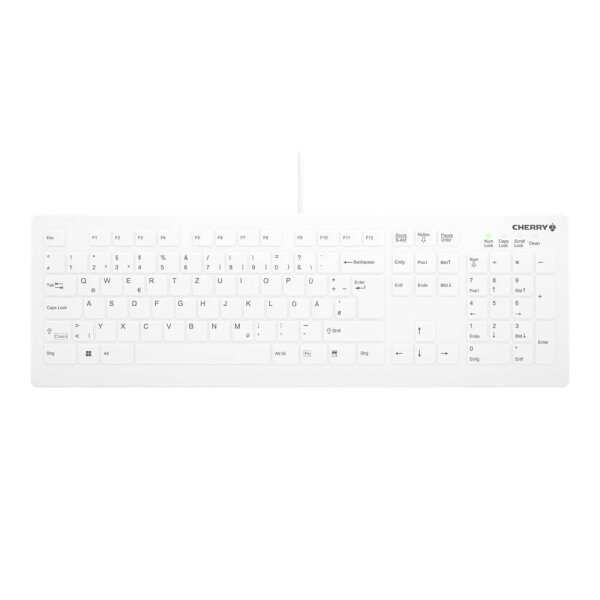 CHERRY AK-C8112 Medical Keyboard Hygiene-Tastatur kabelgebunden weiß