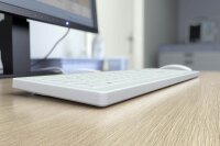 CHERRY AK-C8112 Medical Keyboard Hygiene-Tastatur kabelgebunden weiß