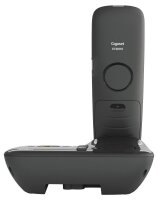 Gigaset E720A Schnurloses Telefon mit Anrufbeantworter schwarz