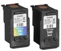 Canon PG-540 + CL-541 schwarz, color Druckköpfe + Fotopapier, 2er-Set