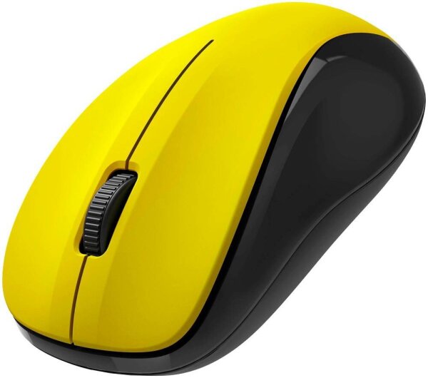 hama MW-300 V2 Maus kabellos gelb