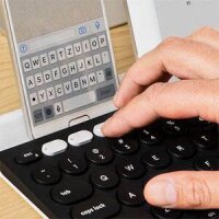 Logitech K780 Multi-Device Tastatur kabellos schwarz