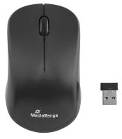 MediaRange MROS107 Tastatur-Maus-Set kabellos schwarz