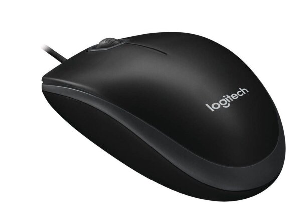 Logitech B100 Maus kabelgebunden schwarz