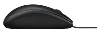 Logitech B100 Maus kabelgebunden schwarz