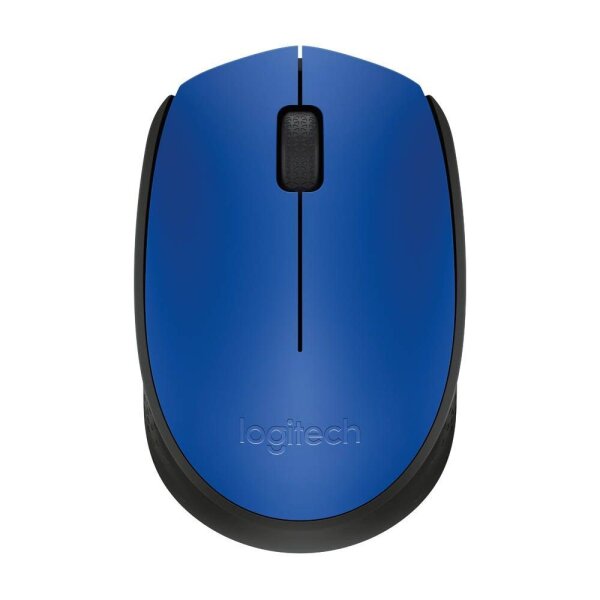 Logitech M171 Maus kabellos schwarz, blau
