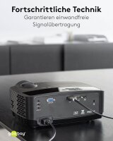 goobay optisches Hybrid HDMI Kabel 30,0 m schwarz, 1 St.
