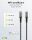 goobay Lightning/USB C Kabel 0,5 m grau, schwarz, 1 St.