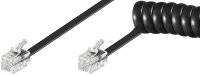 goobay RJ-10 Telefonhörerkabel 7,0 m schwarz, 1 St.