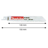 makita P-04911 Säbelsägeblätter, 5 St.