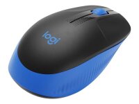 Logitech M190 Maus kabellos schwarz, blau