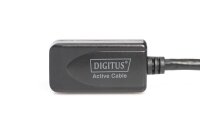 DIGITUS USB-A/USB-A Kabel DA-73102 20,0 m schwarz, 1 St.