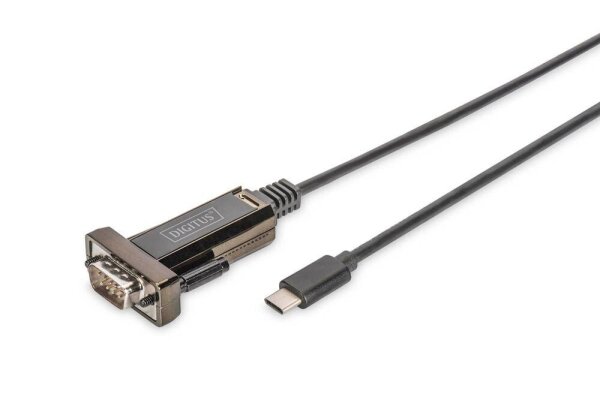 DIGITUS USB-C/RS232 Kabel DA-70166 1,0 m schwarz, 1 St.