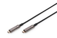 DIGITUS USB-C/USB-C Glasfaserkabel AK-330160-150-S 10,0 m...