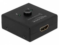 DeLOCK 2 in1 Umschalter bidirektional 4K 60 Hz  HDMI-Switch