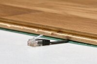 goobay RJ-45 Netzwerkkabel 1,0 m weiß bis zu 1,00 Gbit/Sek. bis zu 250 MHz, 1 St.