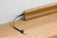 goobay RJ-45 Netzwerkkabel 1,0 m schwarz bis zu 1,00 Gbit/Sek. bis zu 250 MHz, 1 St.