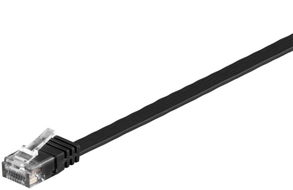 goobay RJ-45 Netzwerkkabel 1,5 m schwarz bis zu 1,00 Gbit/Sek. bis zu 250 MHz, 1 St.