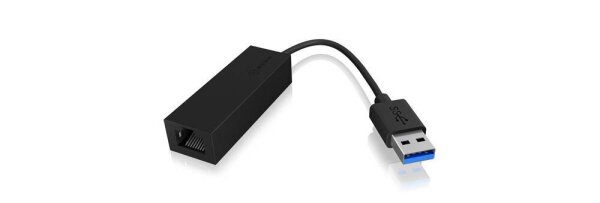 RaidSonic ICY BOX® IB-AC501A  USB 3.0 A/RJ-45 LAN-Adapter