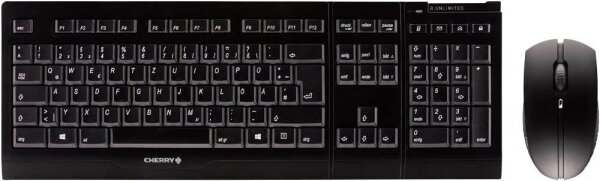 CHERRY B.UNLIMITED 3.0 Tastatur-Maus-Set kabellos schwarz