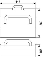 SPAX® L-BOXX groß 5000009166019 Werkzeugkoffer