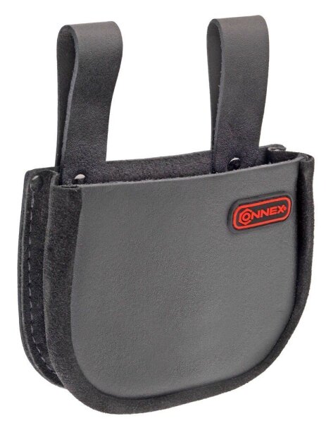 CONNEX Nageltasche Leder schwarz, rot COX610810