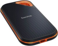 SanDisk Extreme PRO Portable SSD V2 1 TB externe SSD-Festplatte schwarz, orange