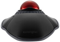 Kensington Orbit mit Scroll-Ring Trackball kabellos rot, schwarz
