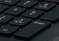 Logitech Corded Keyboard K280e Tastatur kabelgebunden schwarz
