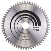 BOSCH Optiline Wood Kreissägeblatt 216,0 mm, 60...