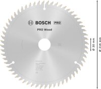 BOSCH Optiline Wood Kreissägeblatt 216,0 mm, 60 Zähne, 1 St.