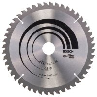 BOSCH Optiline Wood Kreissägeblatt 216,0 mm, 48...