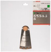 BOSCH Optiline Wood Kreissägeblatt 254,0 mm, 40...