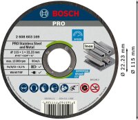 BOSCH Trennscheiben Standard for Inox, 10 St.