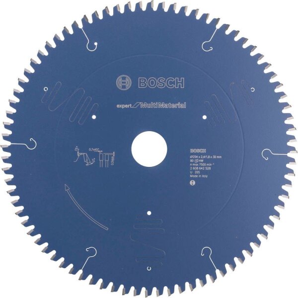 BOSCH EXPERT for Multi Material Kreissägeblatt 254,0 mm, 80 Zähne, 1 St.