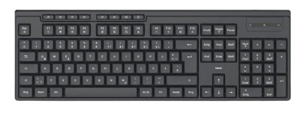 hama WK-200 Tastatur kabellos schwarz
